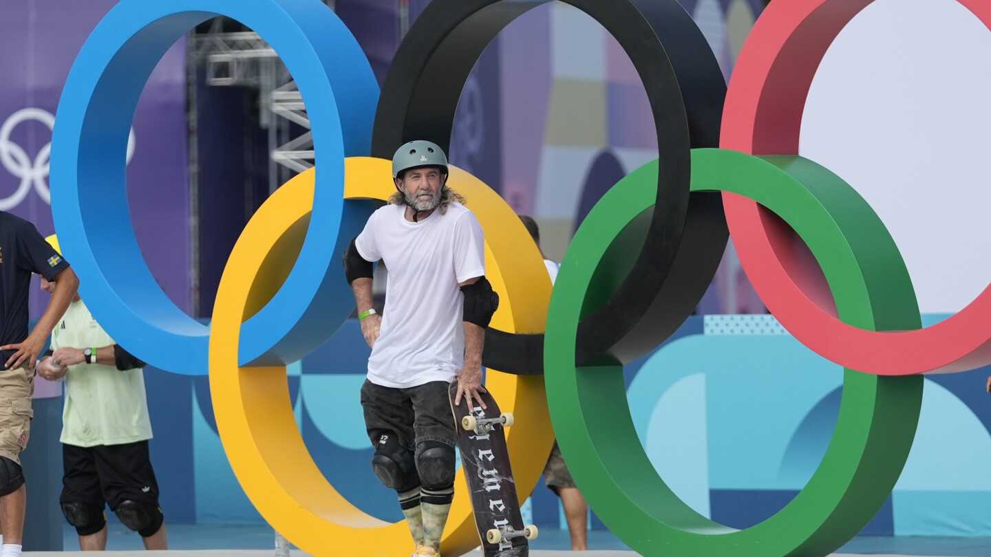 The 49-year-old skateboarder who crossed paths with dragons on 4-wheeled odyssey to 2024 Olympics