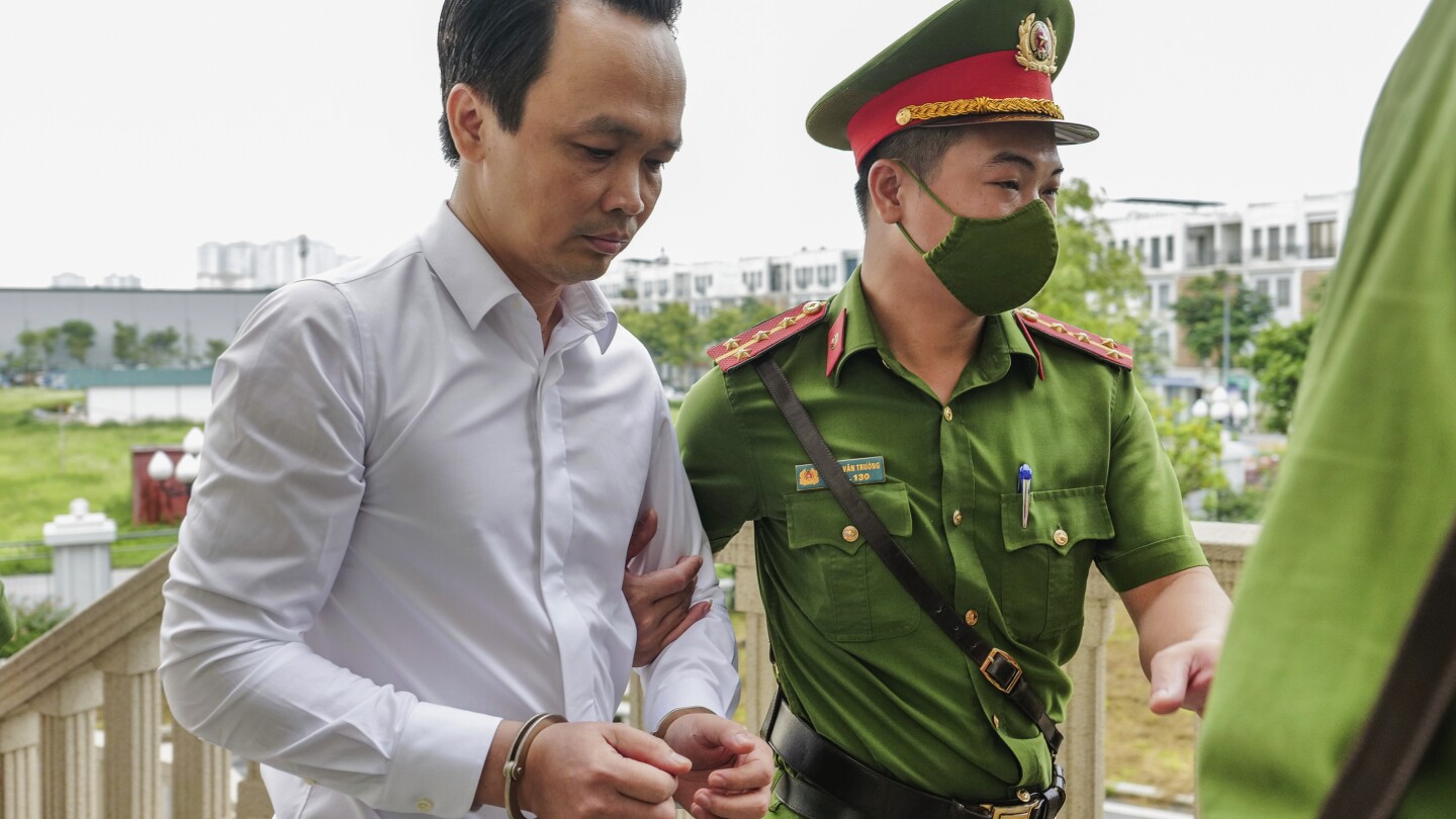 Vietnamese billionaire tycoon found guilty of defrauding stockholders, sentenced to 21 years