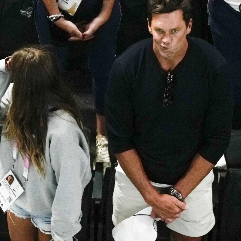 Tom Brady shows up at gymastics Olympic venue to watch Simone Biles on final day of competition