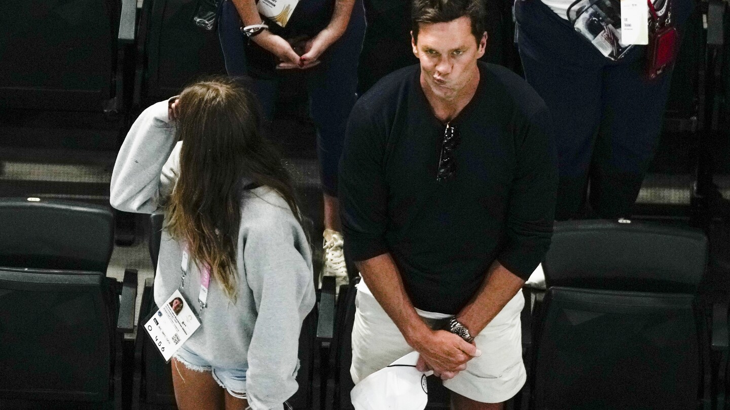 Tom Brady shows up at gymastics Olympic venue to watch Simone Biles on final day of competition