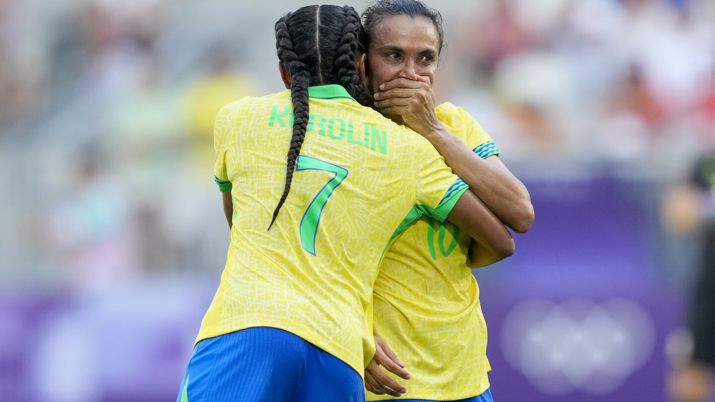 Brazil appeals Marta’s suspension for the Paris Olympics semifinals