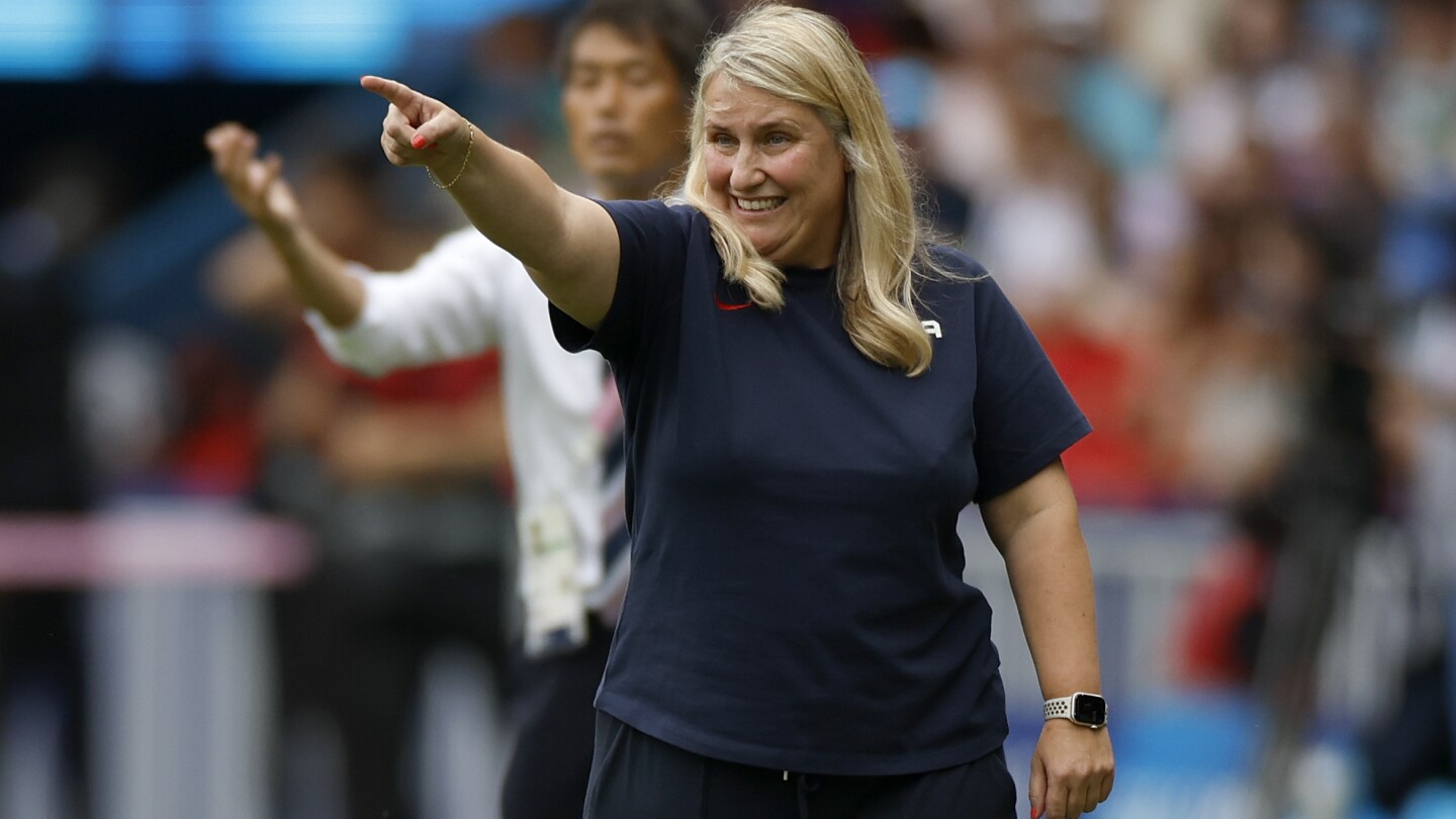 Coach Emma Hayes’ consistency carries the US to the Olympic semifinals in women’s soccer