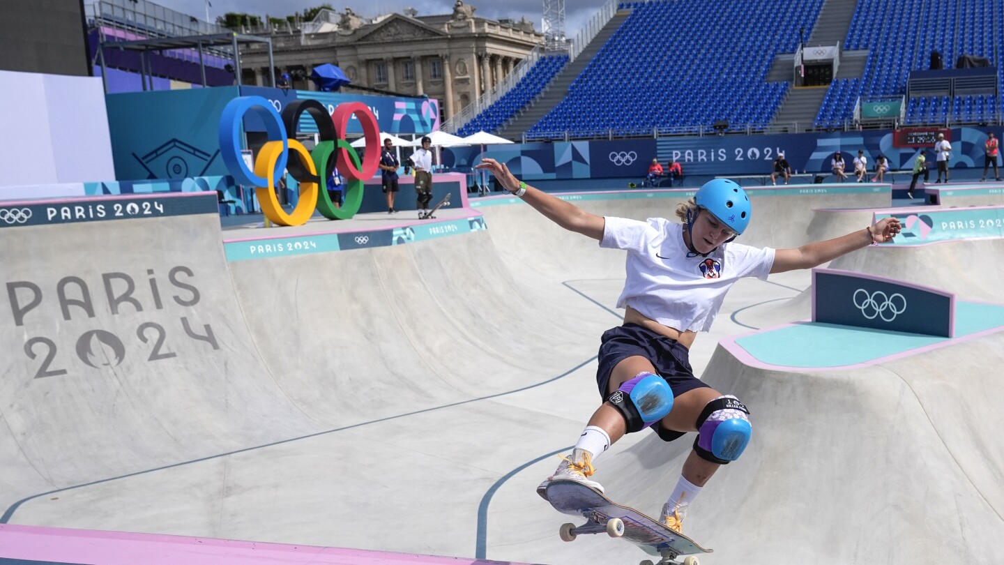 Music and medals: U.S. skateboarder drops into Olympic bowl with an apt new song: “Perfect Moment”