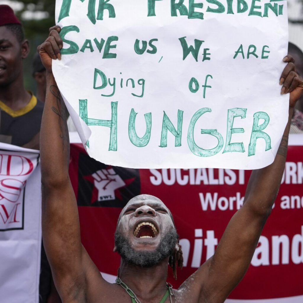 Nigerian protesters defy president’s request to stop amid the worst cost-of-living crisis in years