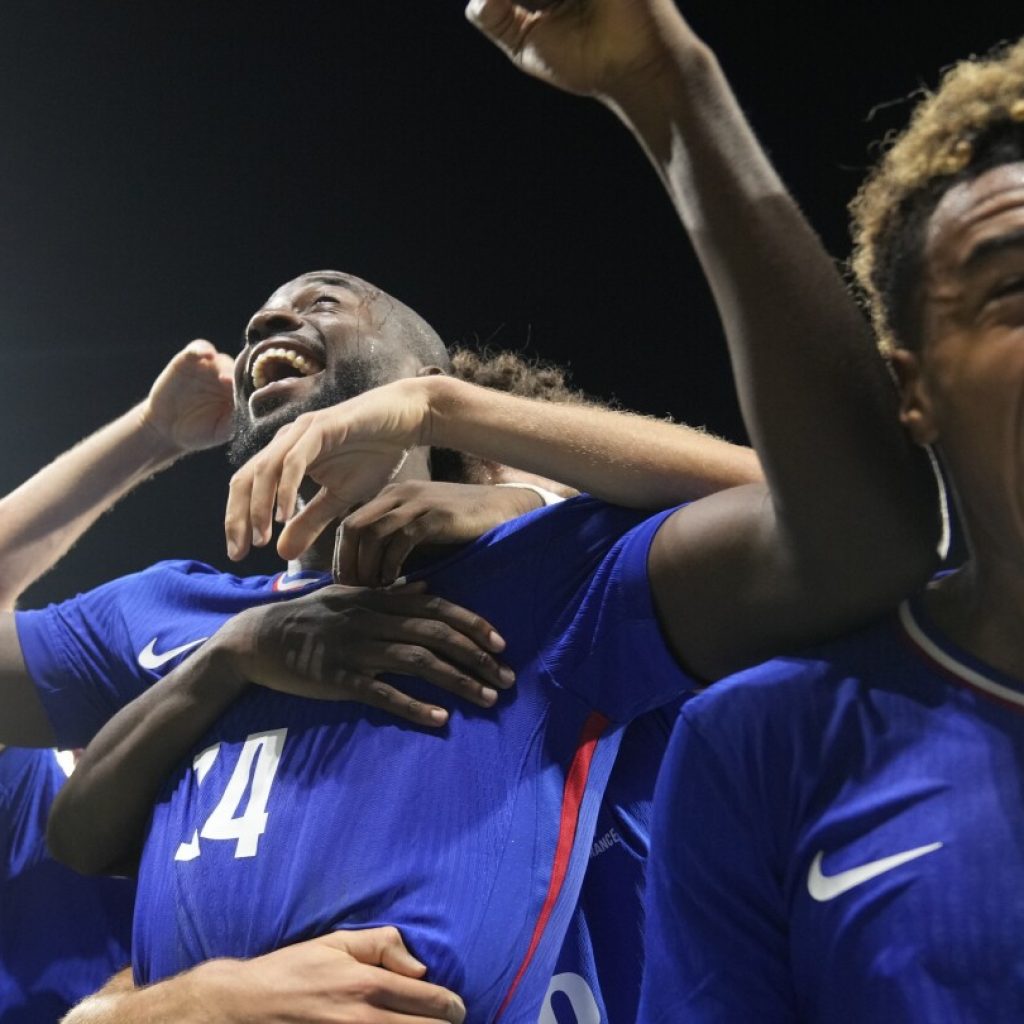 France beats Egypt 3-1 and will face Spain in the men’s soccer final at Paris Olympics