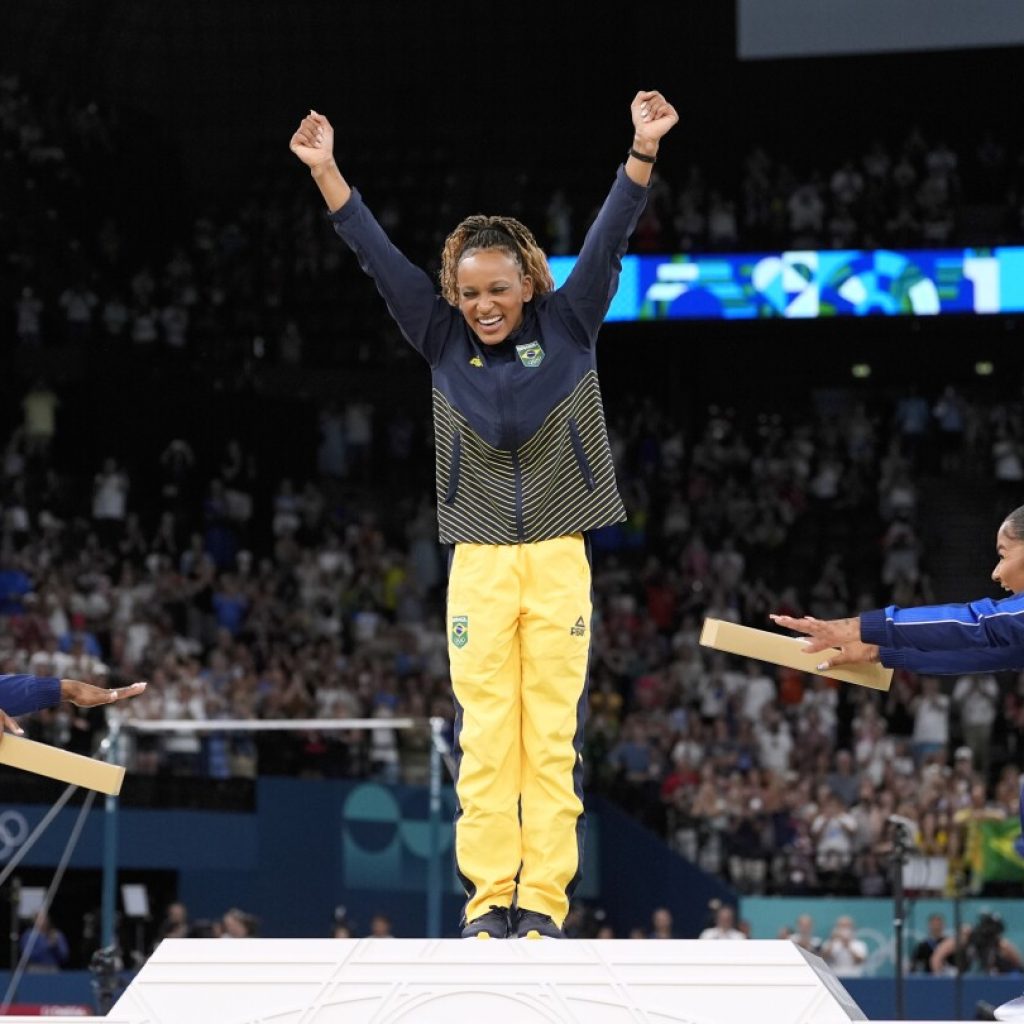 The final image of Simone Biles at the Olympics was a symbol of joy — and where the sport is going