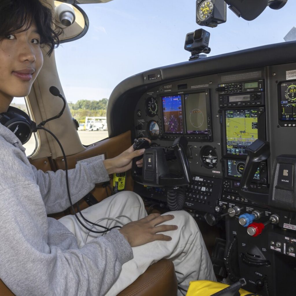 Teen vies for record solo flight to 7 continents in bid to raise money for childhood cancer research