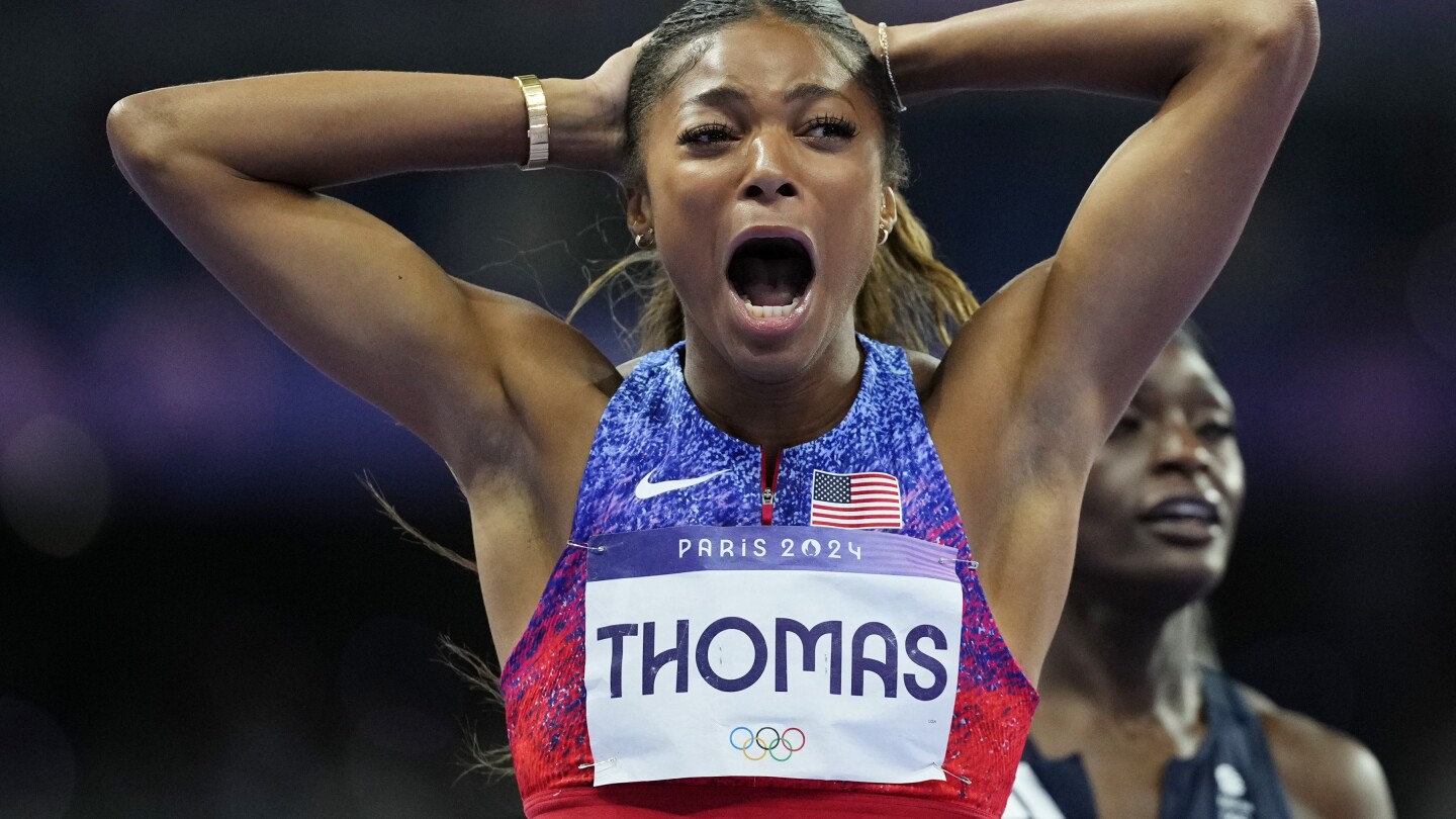 Paris Olympics Day 11: Gabby Thomas leads Americans to 2 golds — 5 overall — at track and field