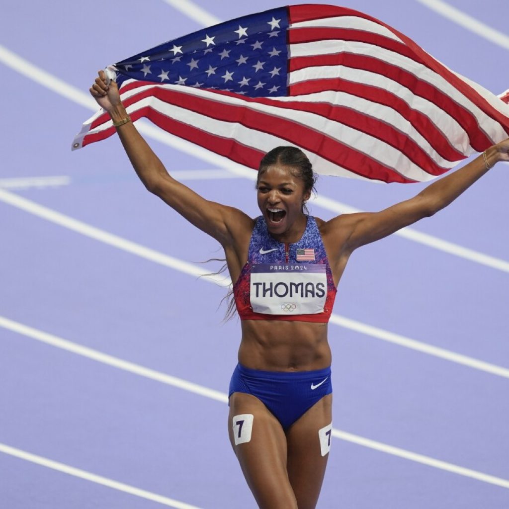 Harvard graduate Gabby Thomas sprints to 200-meter gold medal for the United States by a big margin