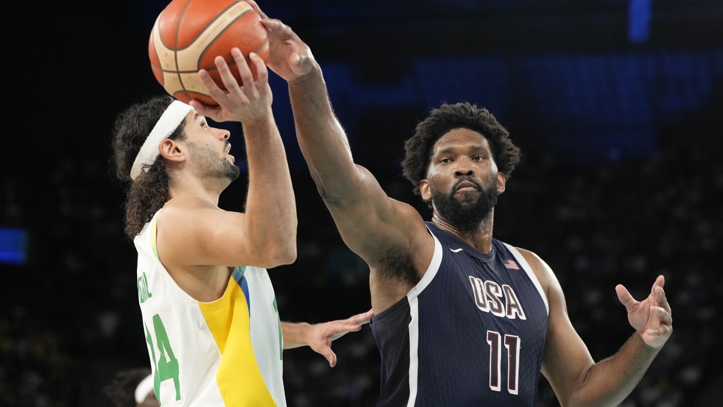 US rolls into semifinals of Paris Olympic basketball tournament, eases past Brazil 122-87