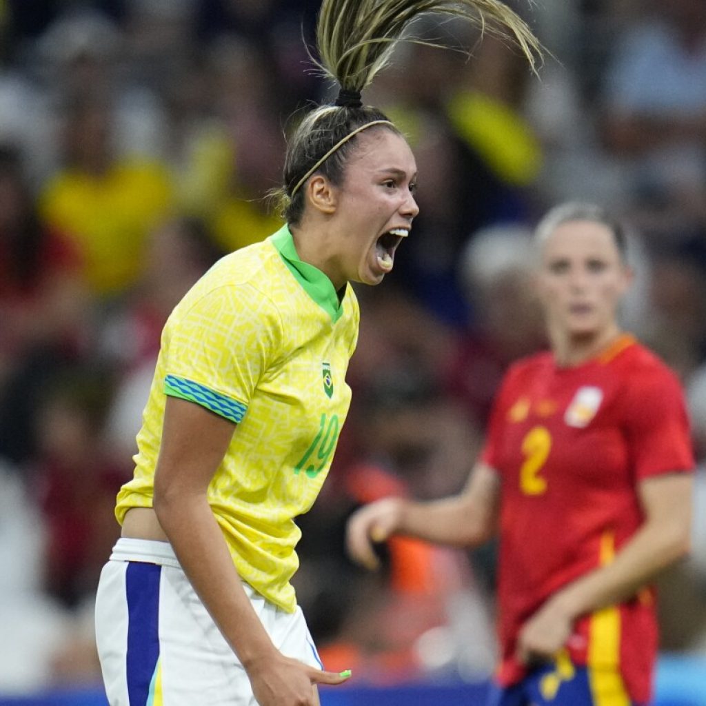 Brazil sets up Olympic final against the US with a 4-2 win over Spain