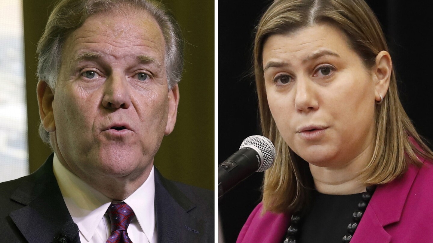 Michigan will choose between Democrat Elissa Slotkin and Republican Mike Rogers for US Senate