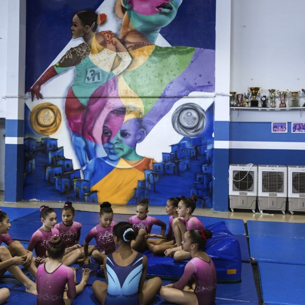 Brazil’s Olympic champion Andrade inspires girls at her hometown gym where career began