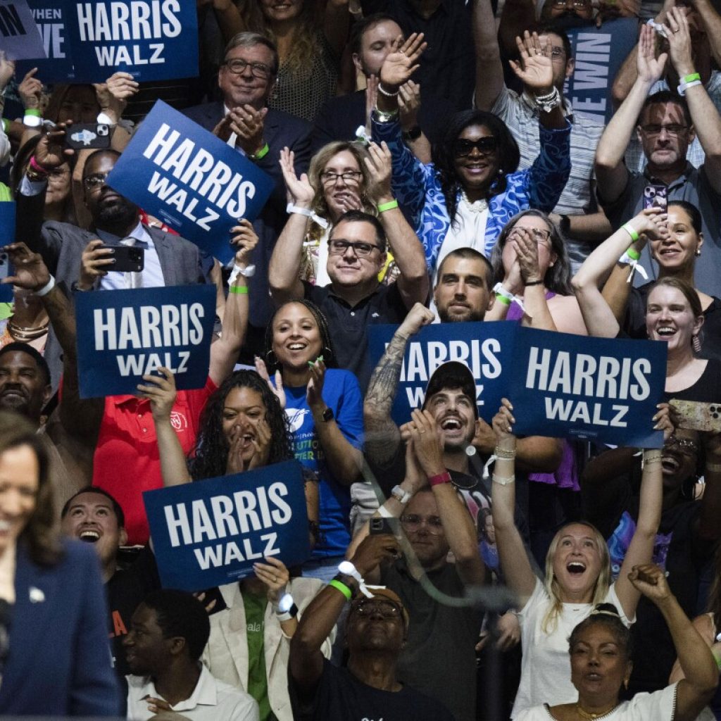 Harris’ pick of Walz amps up excitement in Midwestern states where Democrats look to heal divisions