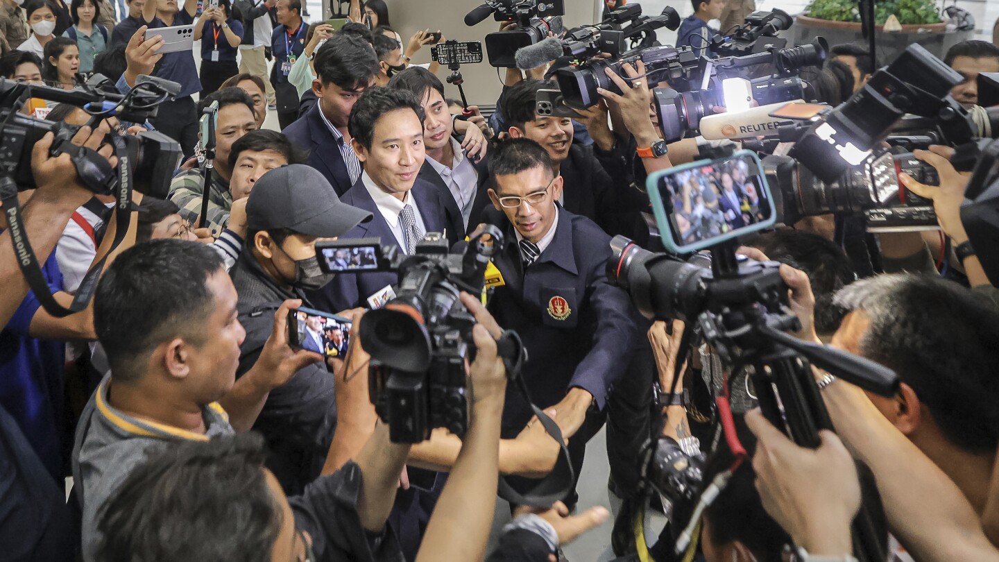 Thai court dissolves progressive Move Forward Party, which won election but failed to take power