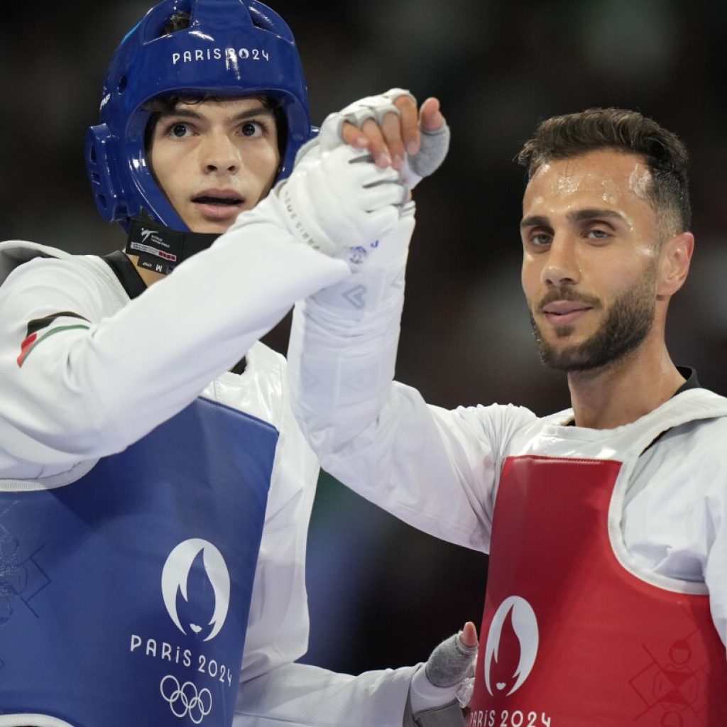 Refugee athlete’s dream of a taekwondo medal is cut short at Paris Olympics