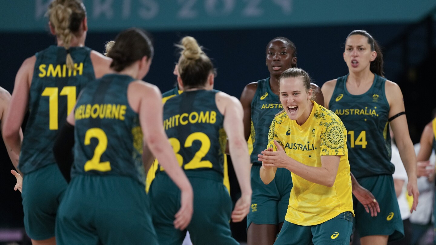 Australia women’s basketball advances to Paris Olympics semifinals by ousting Serbia