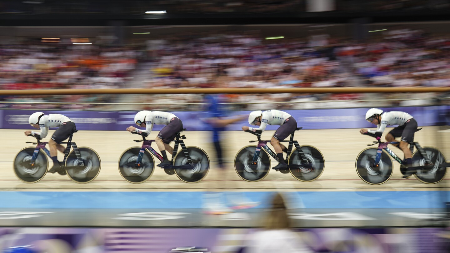 US will face New Zealand for the gold medal in the women’s team pursuit at the Olympic velodrome