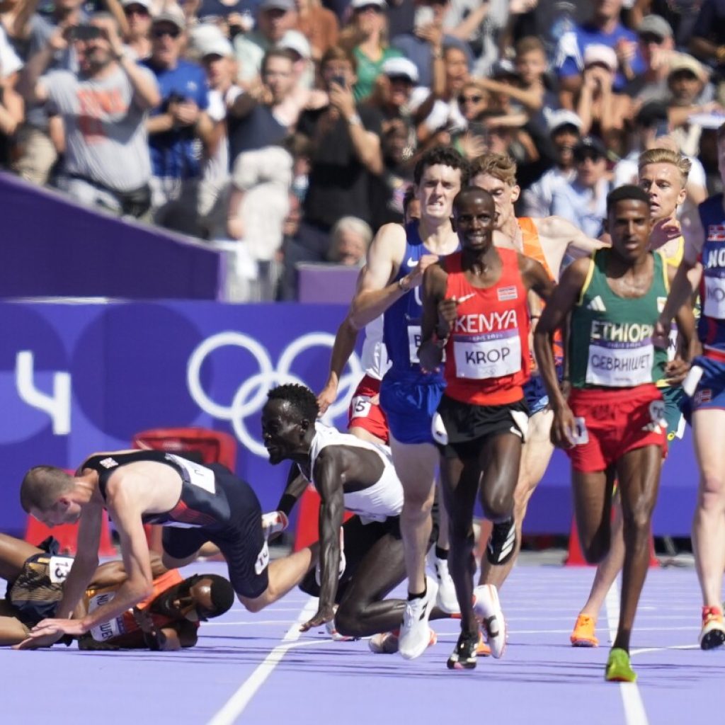 Crashes, cramps and accusations run rampant during heated Olympic track and field qualifying session