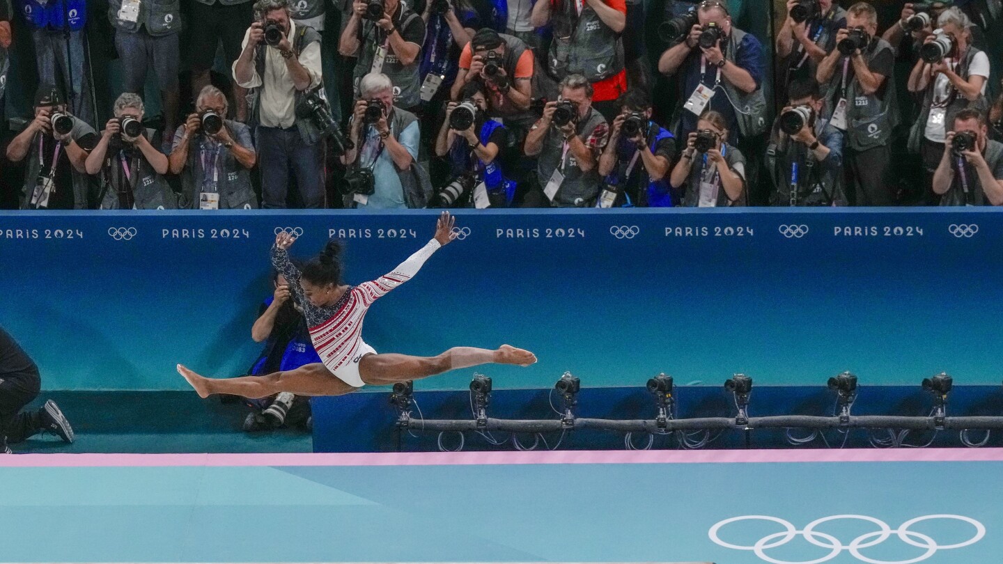 Everything Simone Biles did at the Paris Olympics was amplified. She thrived in the spotlight