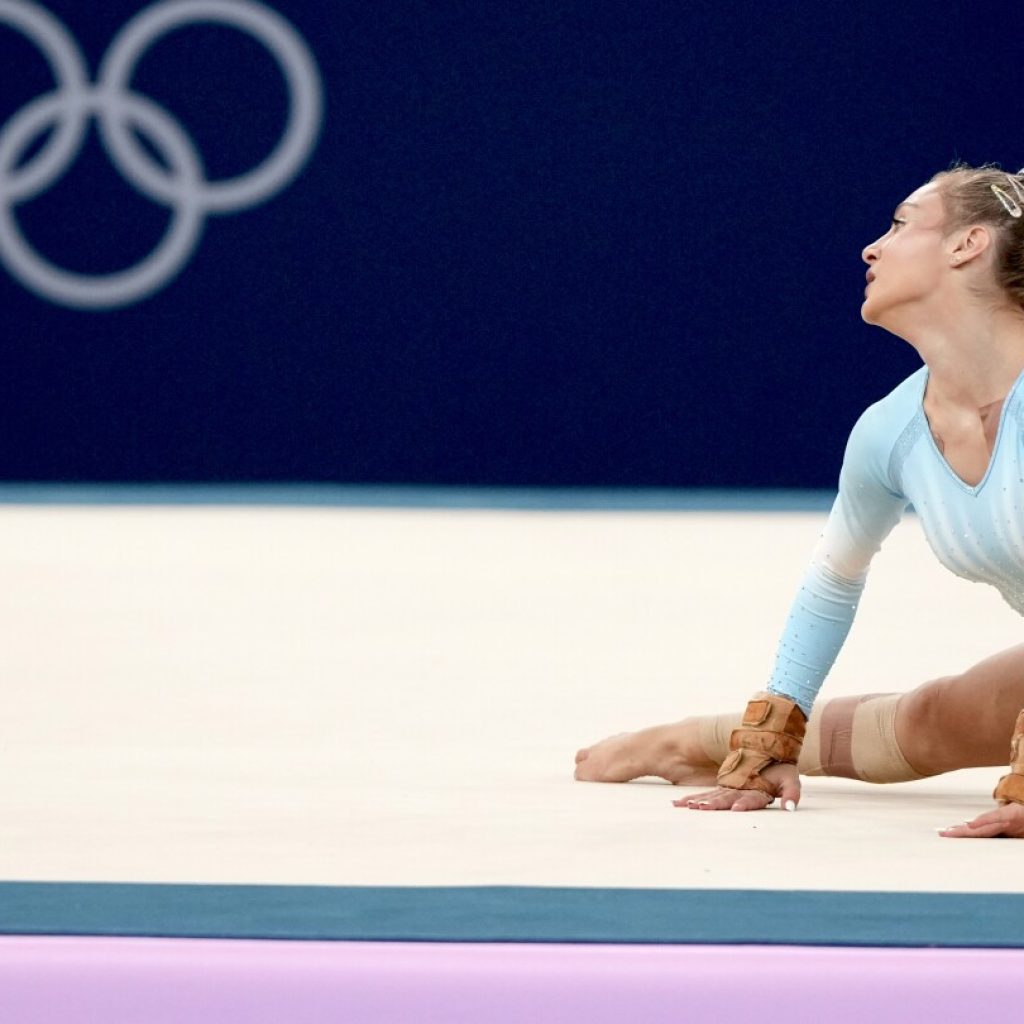 Romanians appeal gymnast’s score after inquiry drama in floor exercise final at Olympics