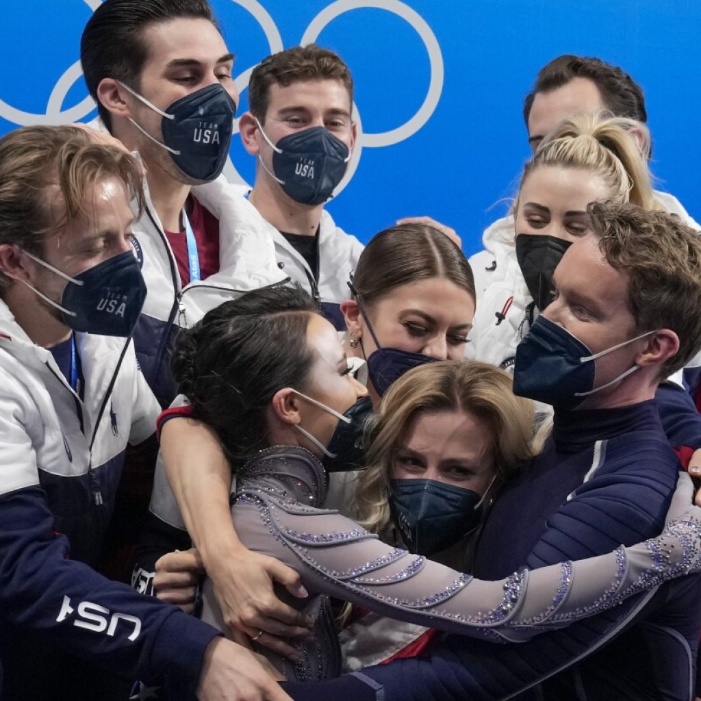 Golden day in Paris as 2022 Olympic champion US figure skaters finally get their medals