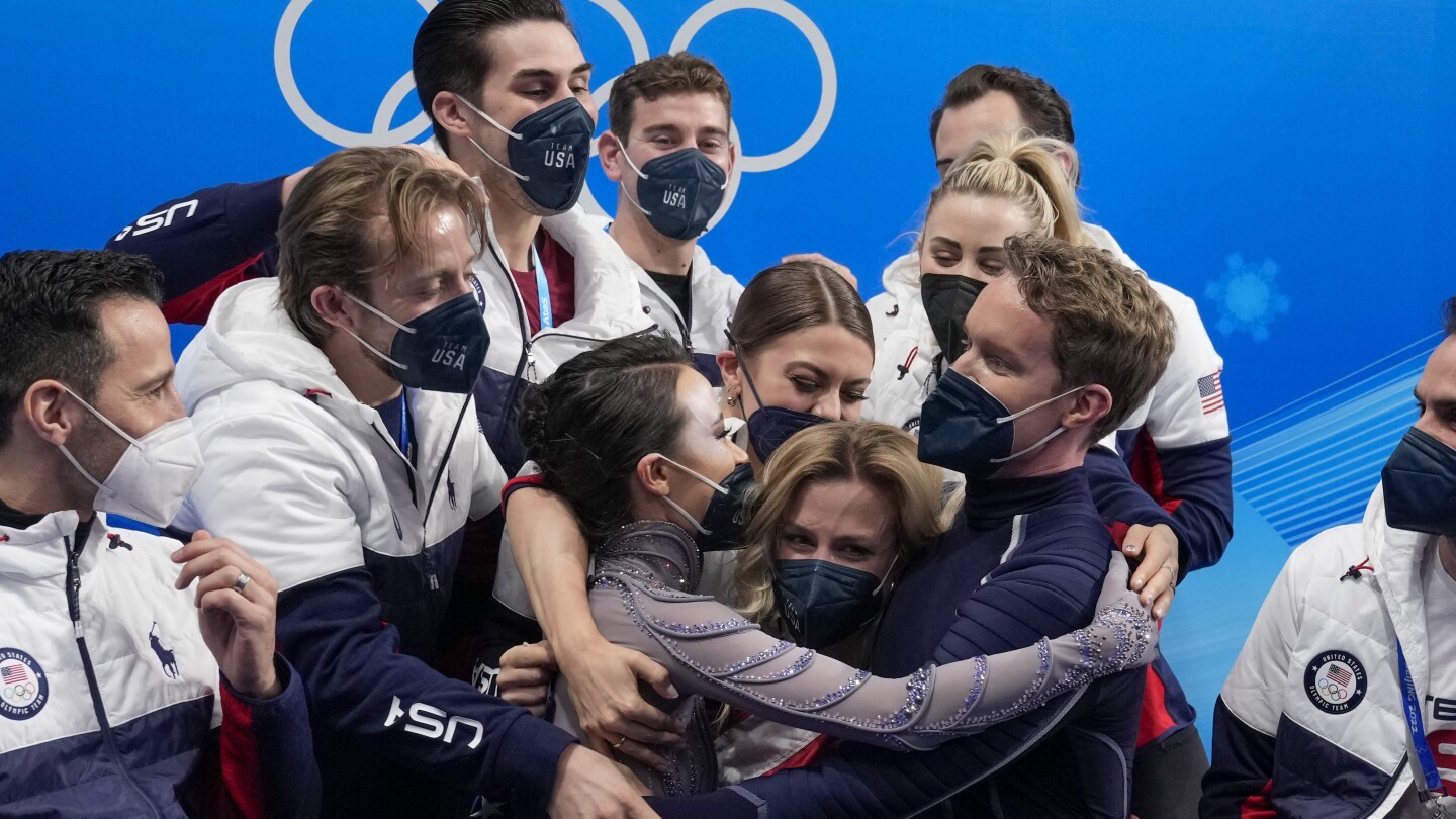 Golden day in Paris as 2022 Olympic champion US figure skaters finally get their medals