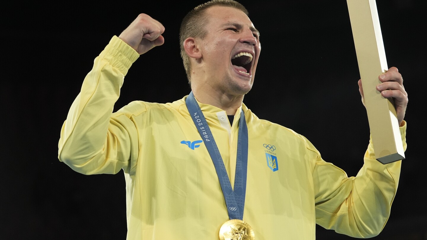 Fearsome boxer Oleksandr Khyzhniak punches his way to a Paris gold after a last-minute loss in Tokyo