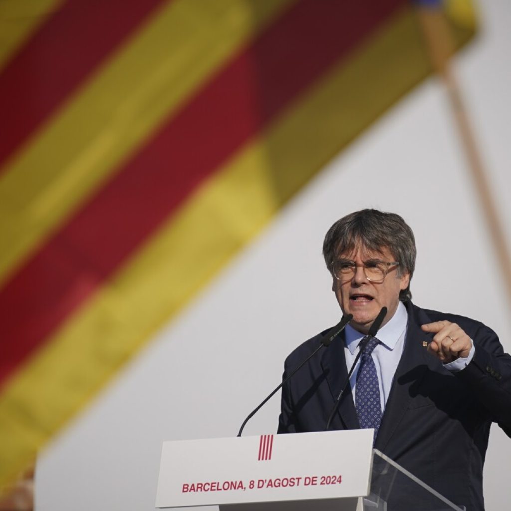 Carles Puigdemont, ex-Catalan leader, returns to Spain after nearly 7 years as a fugitive