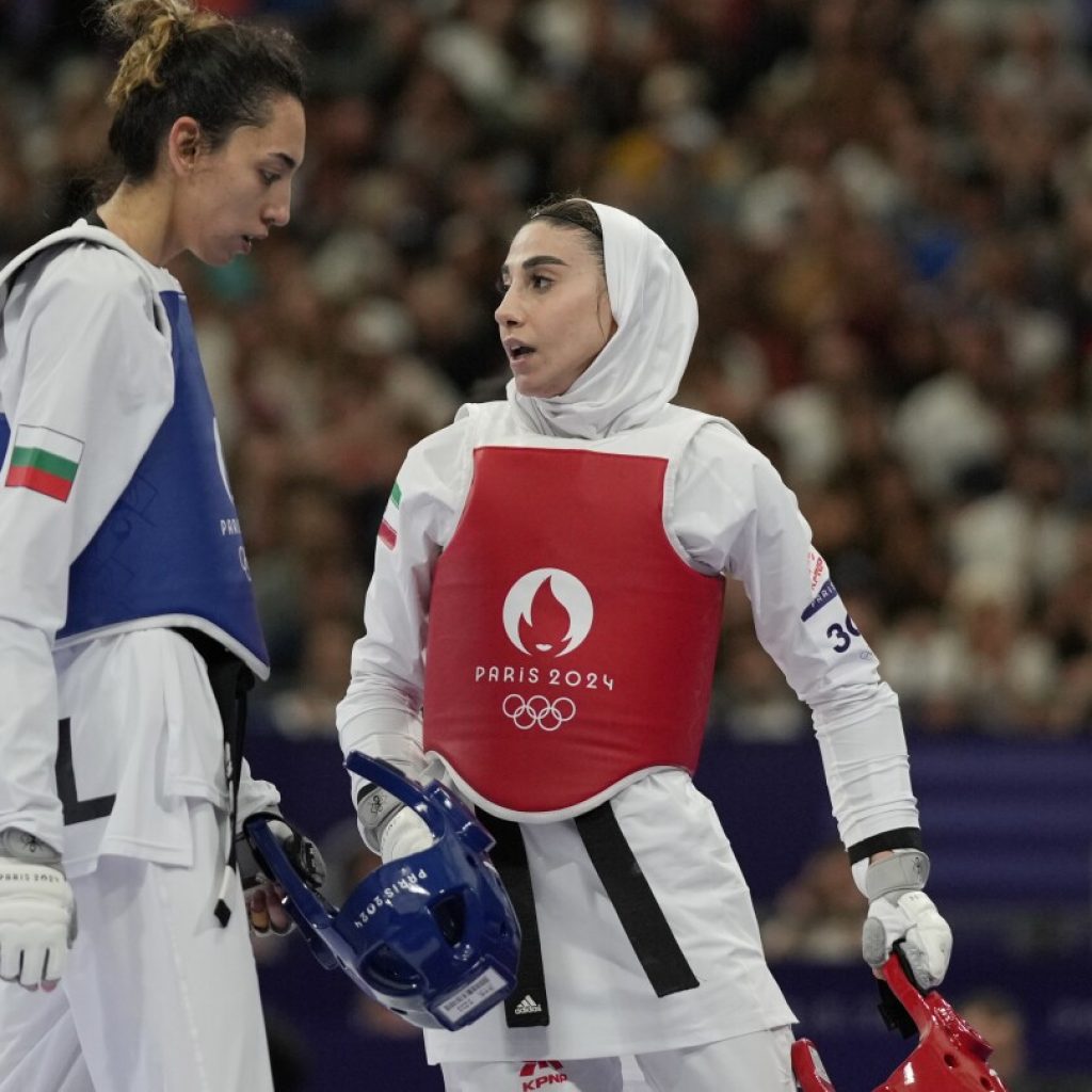 Iran defector loses to old friend and former taekwondo teammate at Paris Olympics