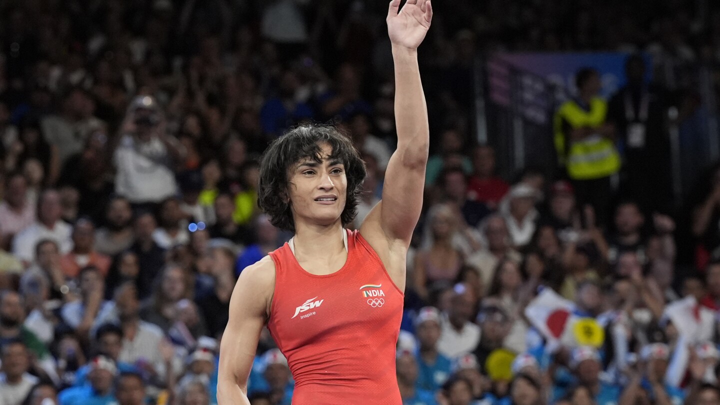 India women’s wrestler Vinesh Phogat retires after missing weight for Olympic final