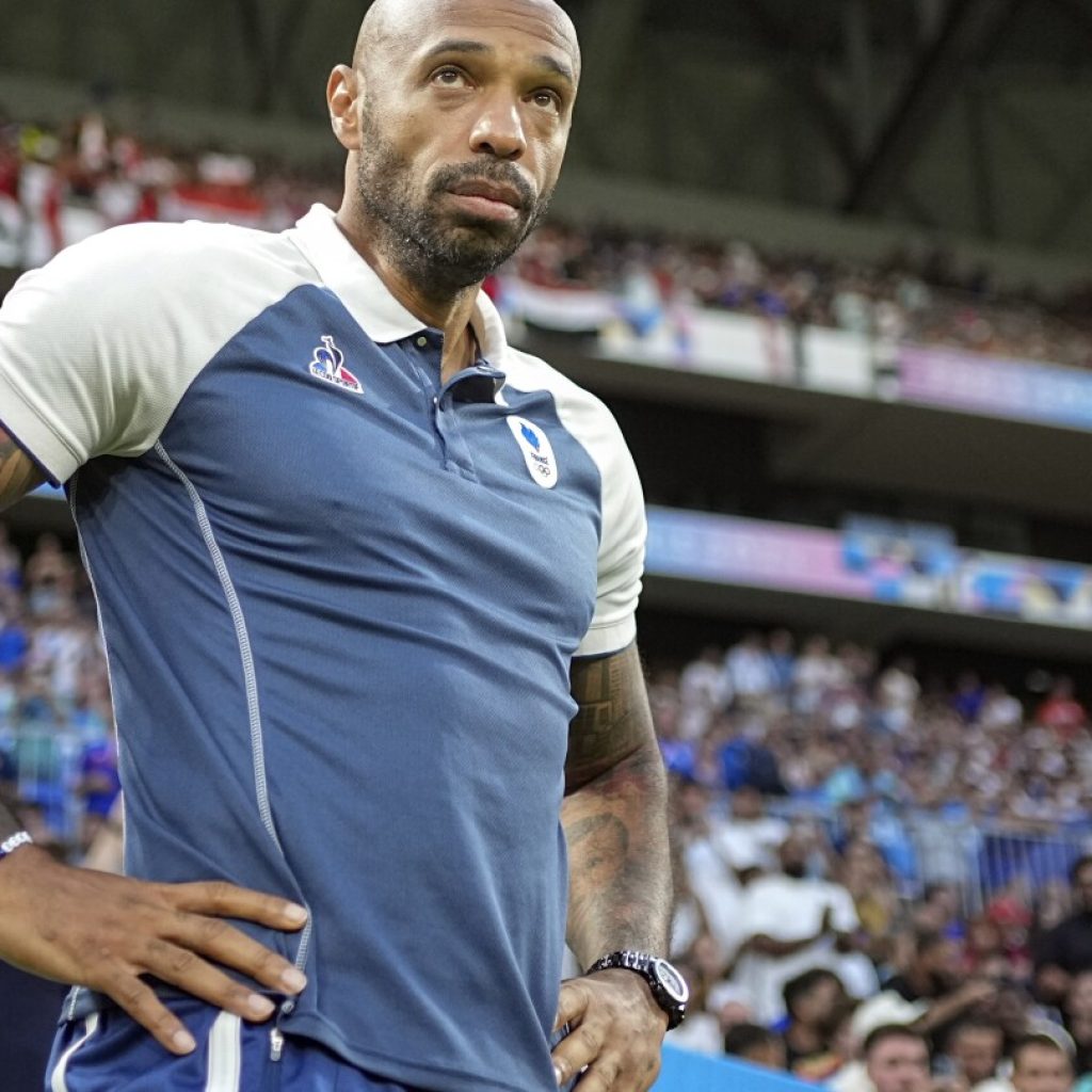 Thierry Henry was as cool as they come as a player. He’s showing emotion as a coach at the Olympics