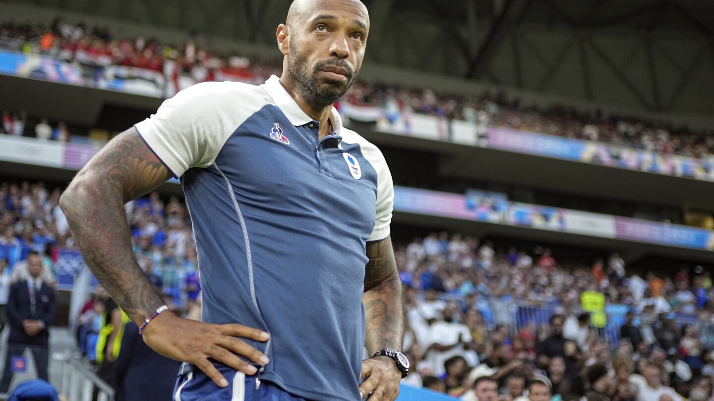 Thierry Henry was as cool as they come as a player. He’s showing emotion as a coach at the Olympics