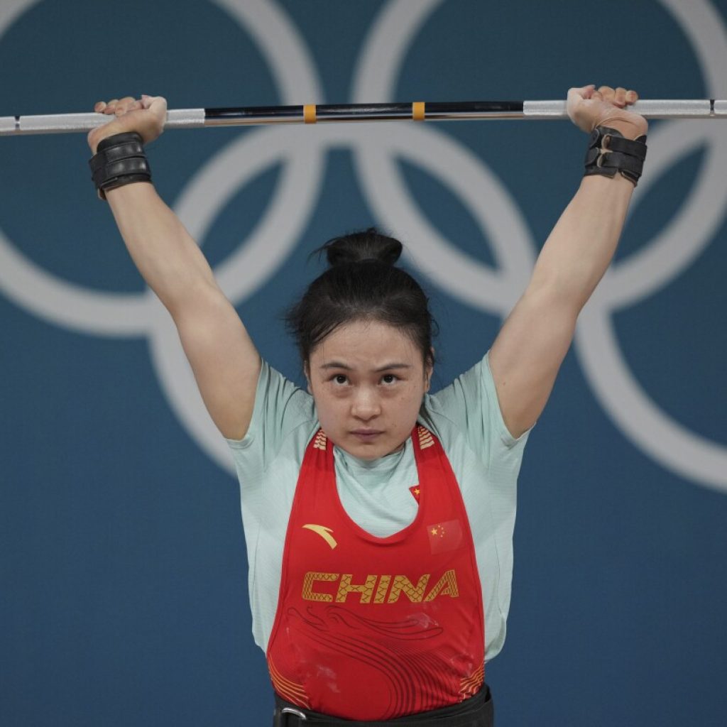 Luo Shifang beats Canada’s Maude Charron as China remains perfect in Olympic weightlifting