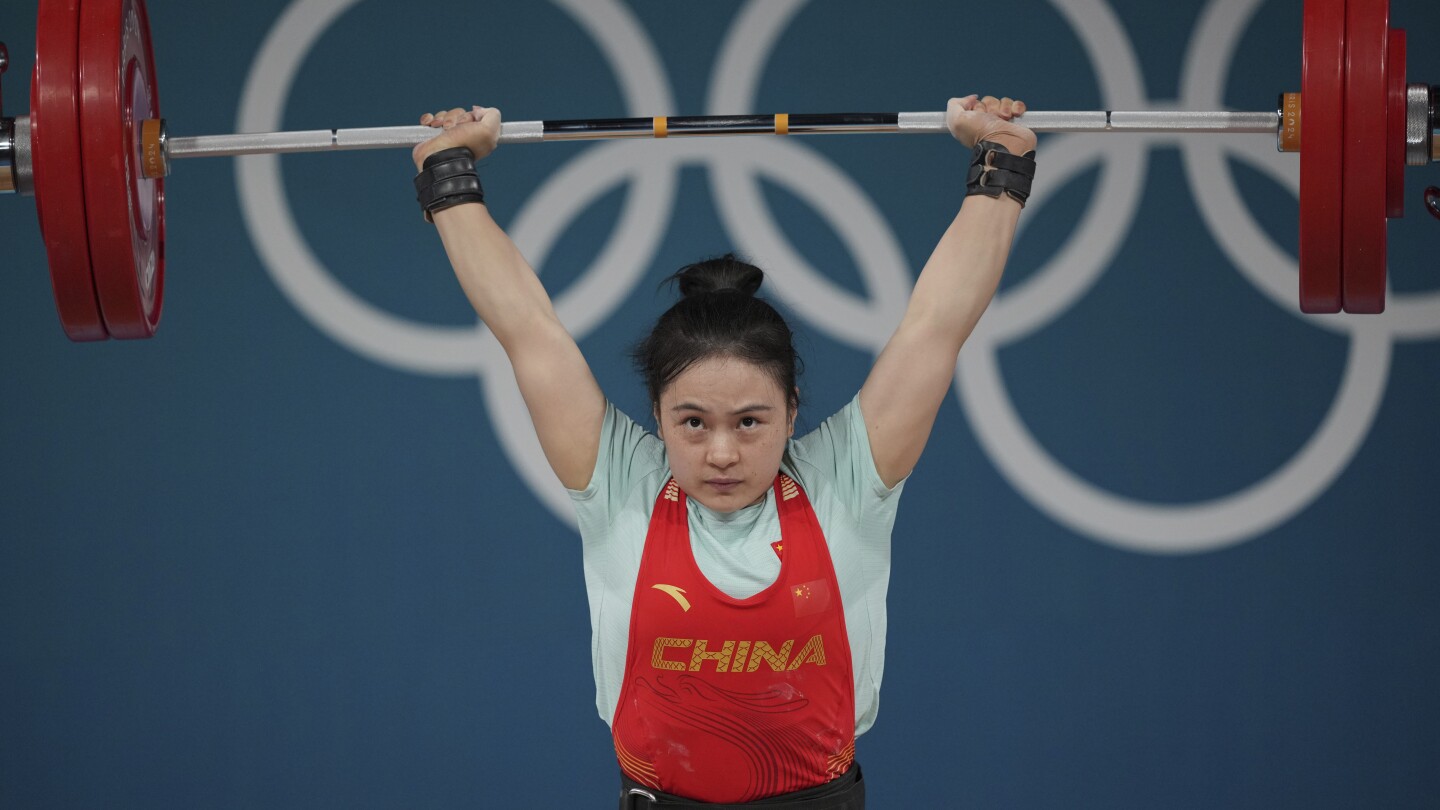 Luo Shifang beats Canada’s Maude Charron as China remains perfect in Olympic weightlifting