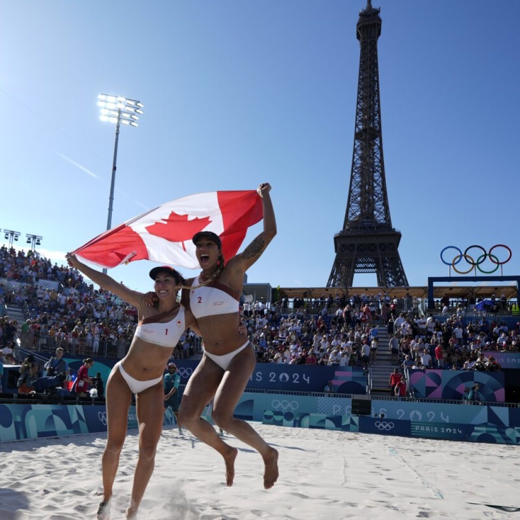 Canadian women, German men clinch medals with wins in Paris Olympic beach volleyball semifinals