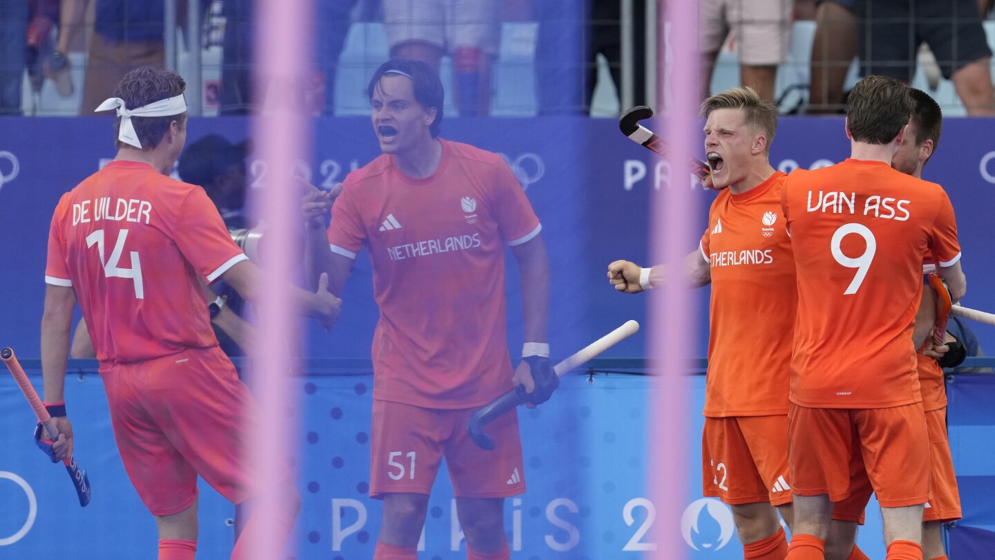 Netherlands beats Germany for men’s field hockey gold at the Paris Olympics