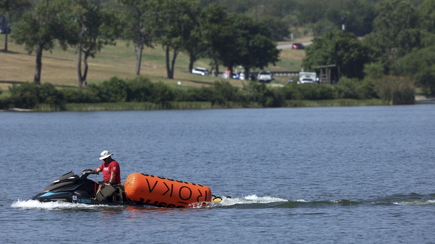 A Serbian competitor in the CrossFit Games dies during a swimming event at a Texas lake