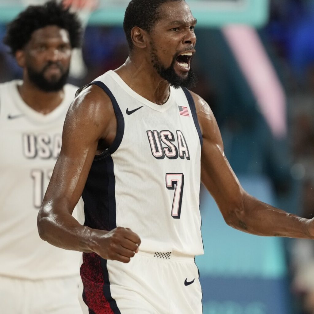 The US will play France for the basketball crown at the Paris Games in a gold-medal rematch