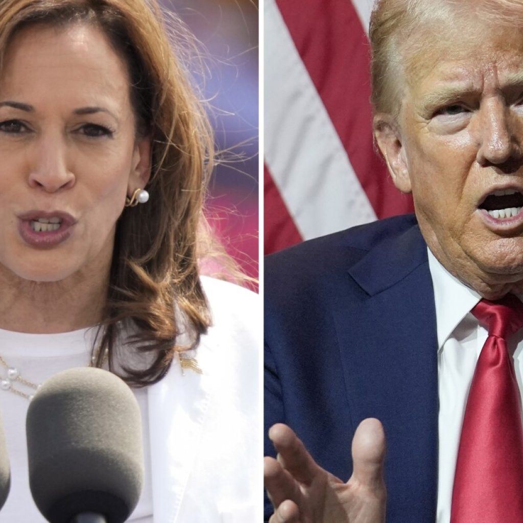 The Latest: Harris and Walz to hold rally in Arizona, while Trump will visit Montana