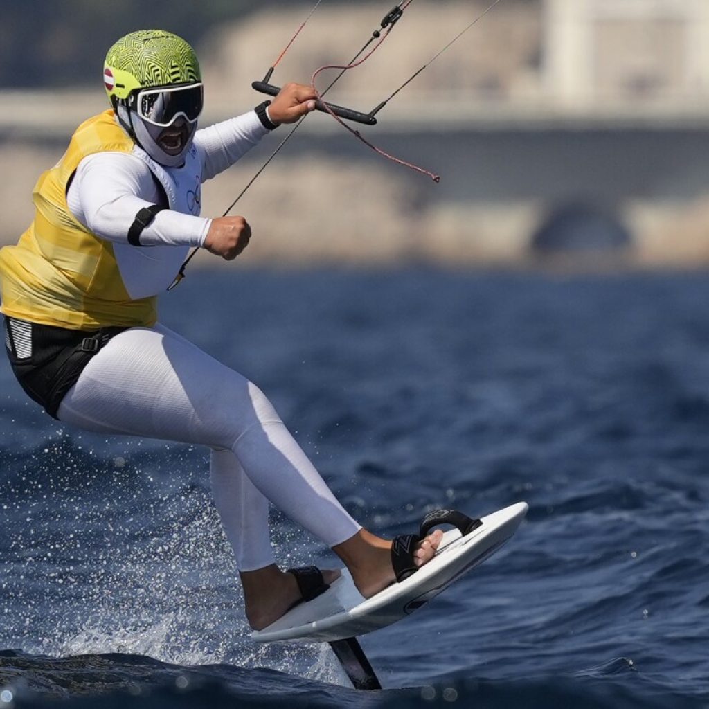 Austria’s Valentin Bontus wins gold in men’s kitesurfing to conclude Olympic sailing in Marseille