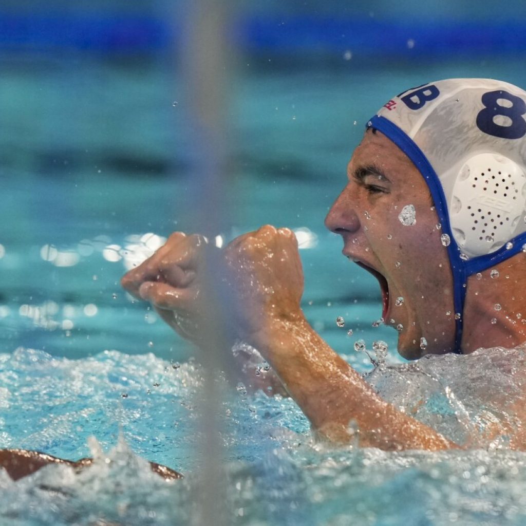 Dedovic helps Serbia beat the US 10-6 in the men’s water polo semifinals at the Paris Olympics