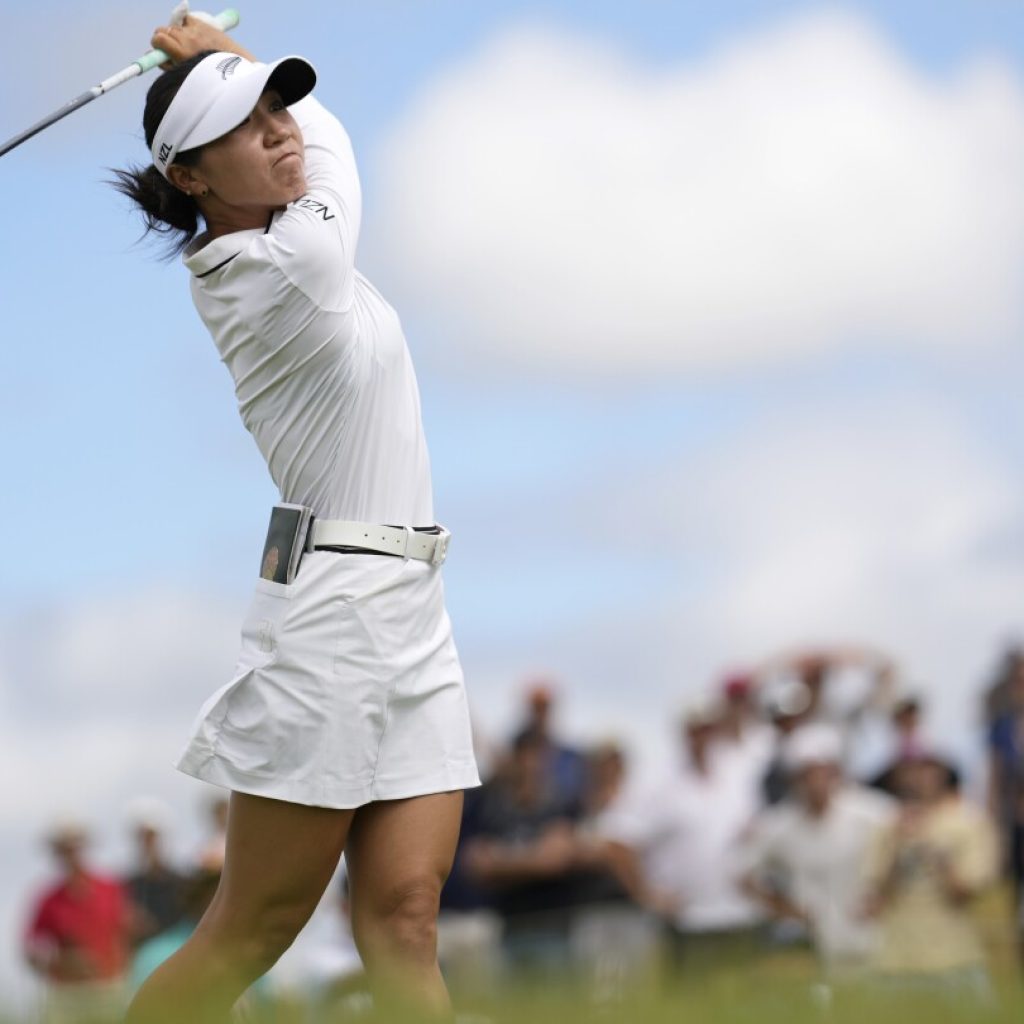 Lydia Ko is tied for the lead with a gold medal and LPGA Hall of Fame in her sights