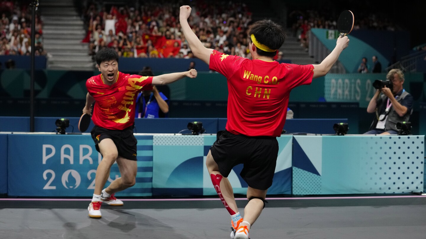 Table tennis player Ma Long makes history for China at Paris Games with his sixth Olympic gold medal