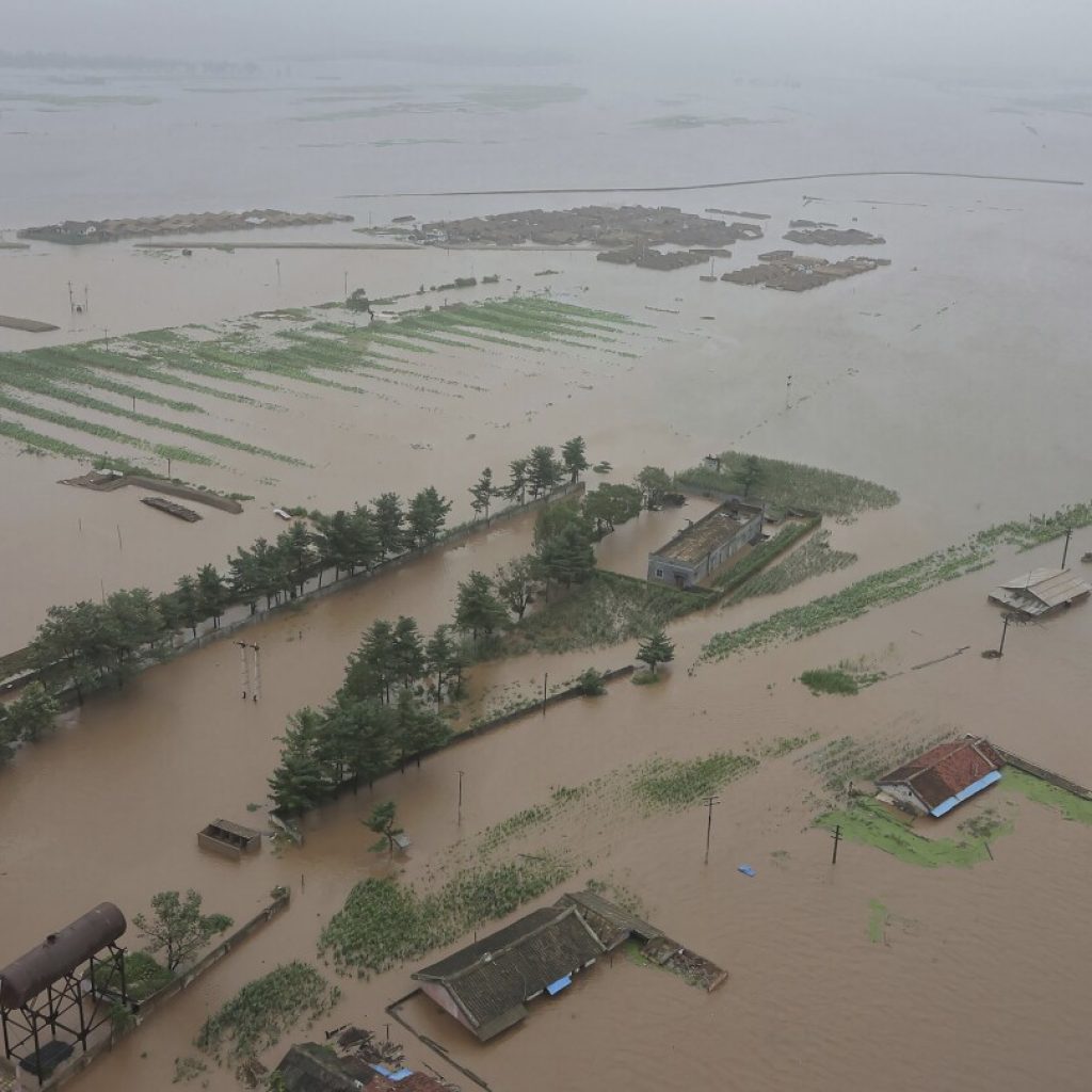 North Korean leader says thousands of flood victims will be brought to capital for temporary care