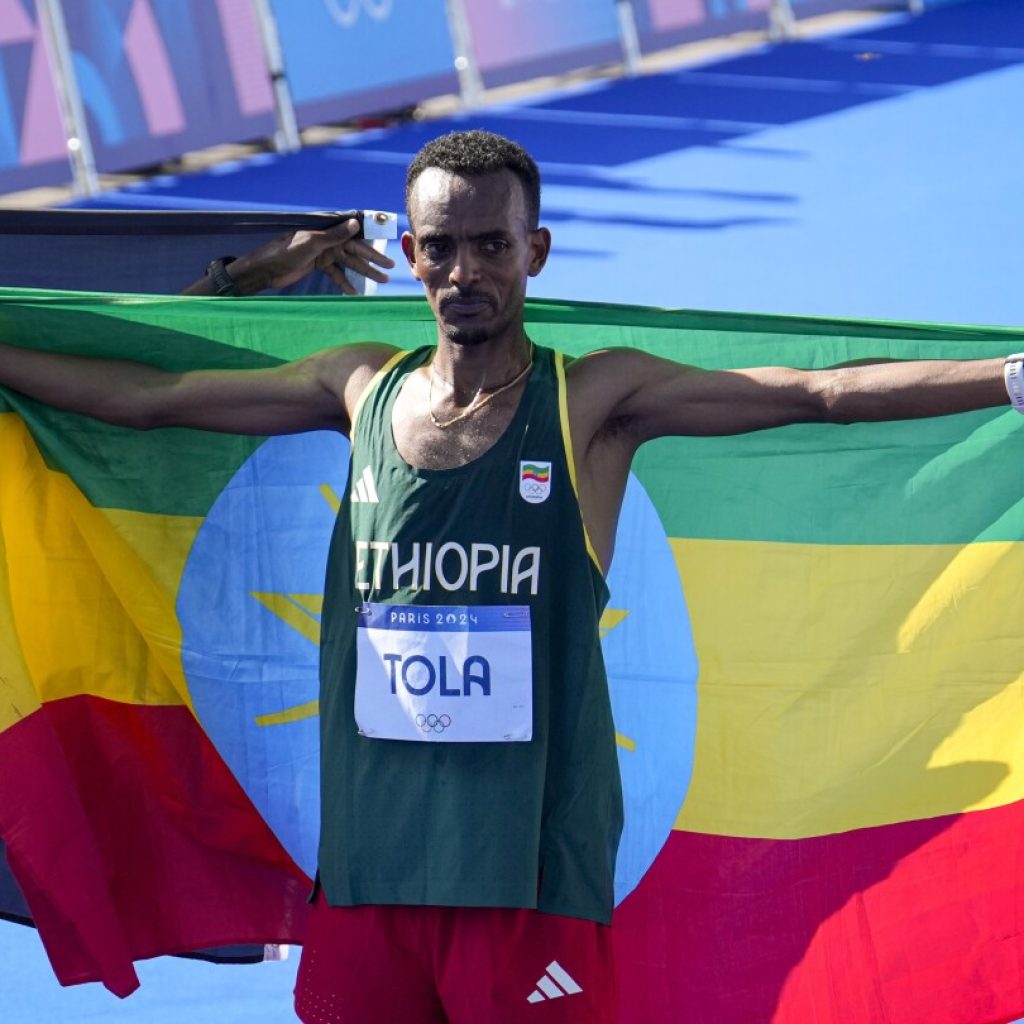 Ethiopian runner Tamirat Tola wins men’s marathon at Paris Olympics to end Kenya dominance