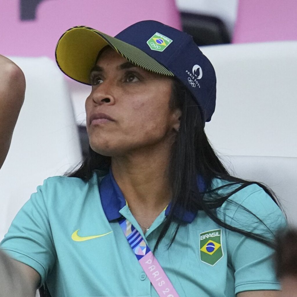 Marta is listed as a sub for Brazil’s Olympic gold medal match against the USWNT