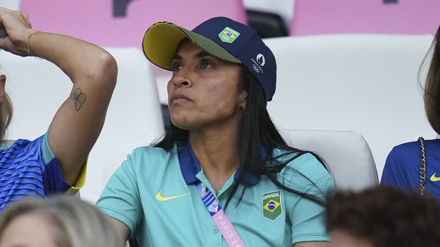 Marta is listed as a sub for Brazil’s Olympic gold medal match against the USWNT