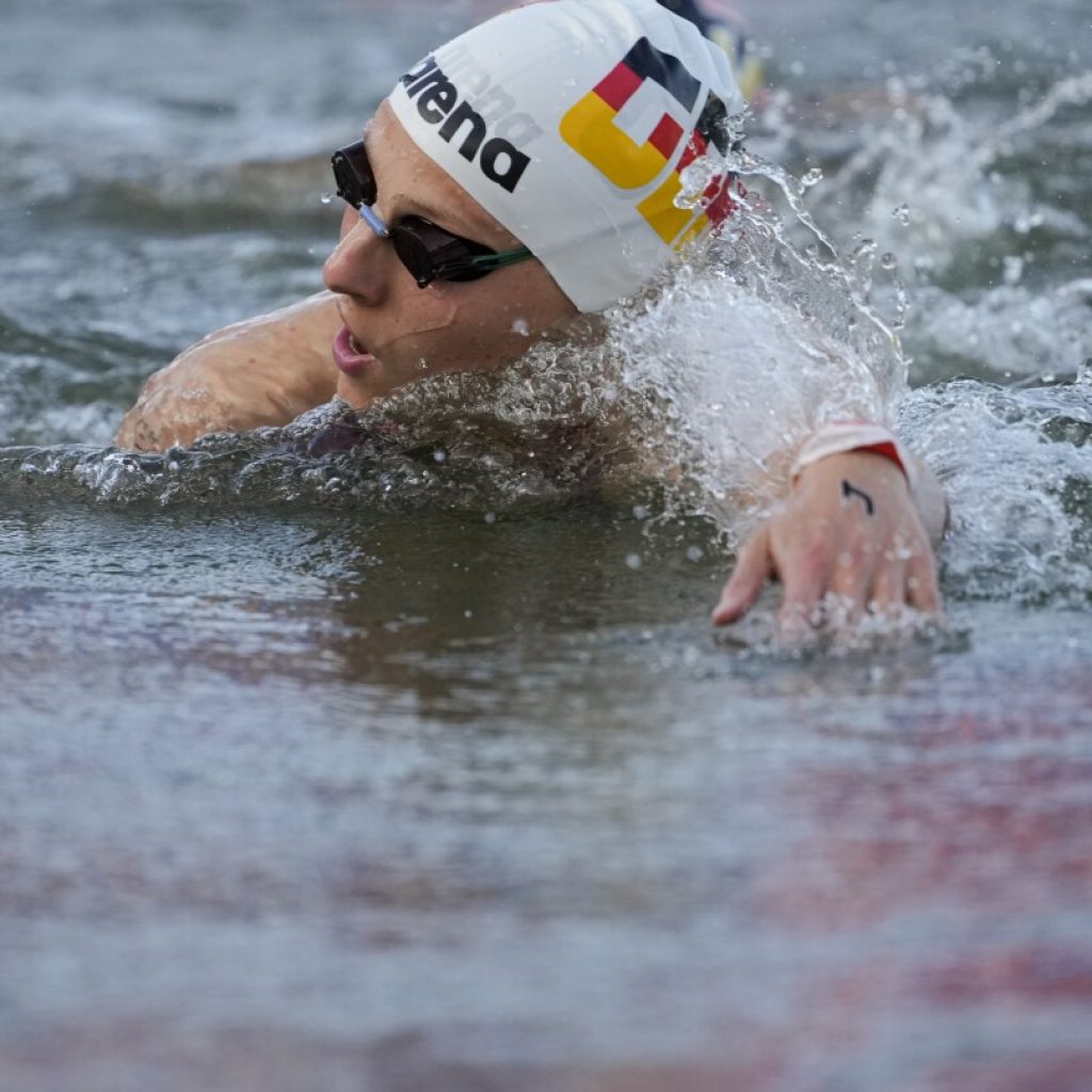 German open water athlete falls ill after swimming in the Seine River