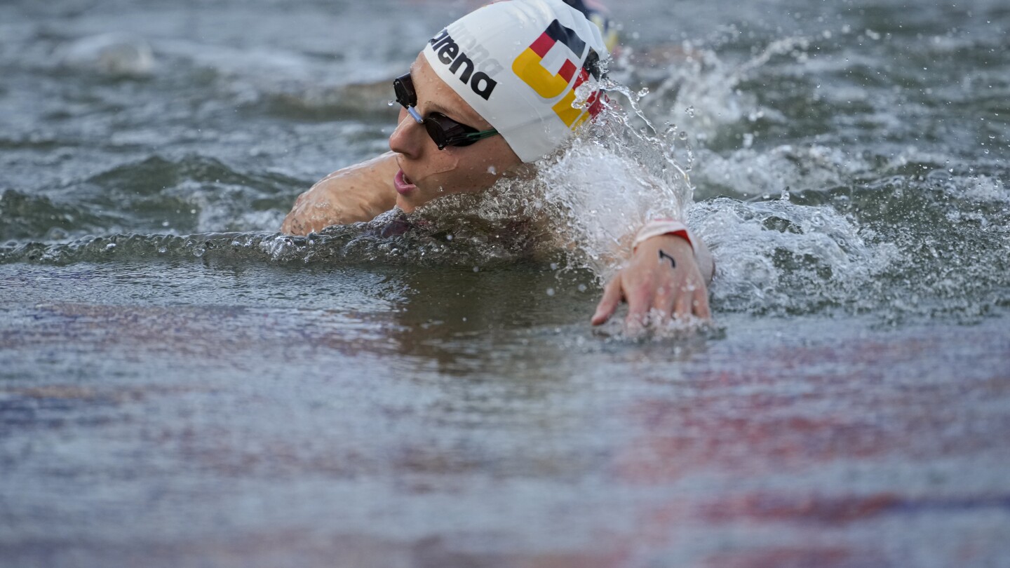 German open water athlete falls ill after swimming in the Seine River